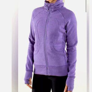 Lululemon Calm & Cozy Jacket Winter Orchid purple--Size 6